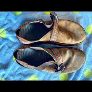 Chaco Paonia Wool Brown Clog. Pre-owned